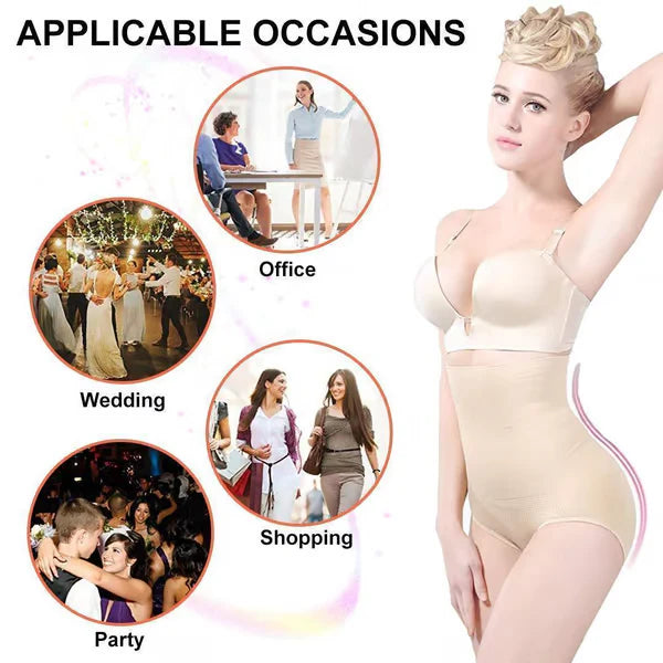🔥BUY 2 GET 1 FREE🔥Last Day⏰ - High Waist Tummy Control Shapewear Panties