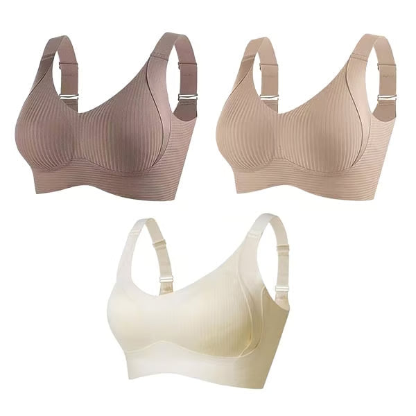 🔥Buy one get two free🔥Women's Ribbed Adjustable Wireless Bra