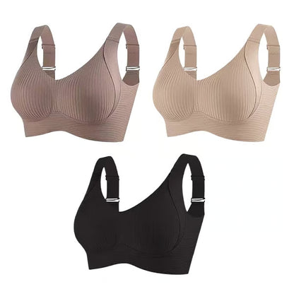 🔥Buy one get two free🔥Women's Ribbed Adjustable Wireless Bra