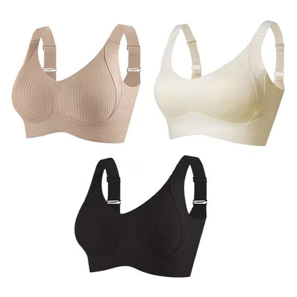 🔥Buy one get two free🔥Women's Ribbed Adjustable Wireless Bra