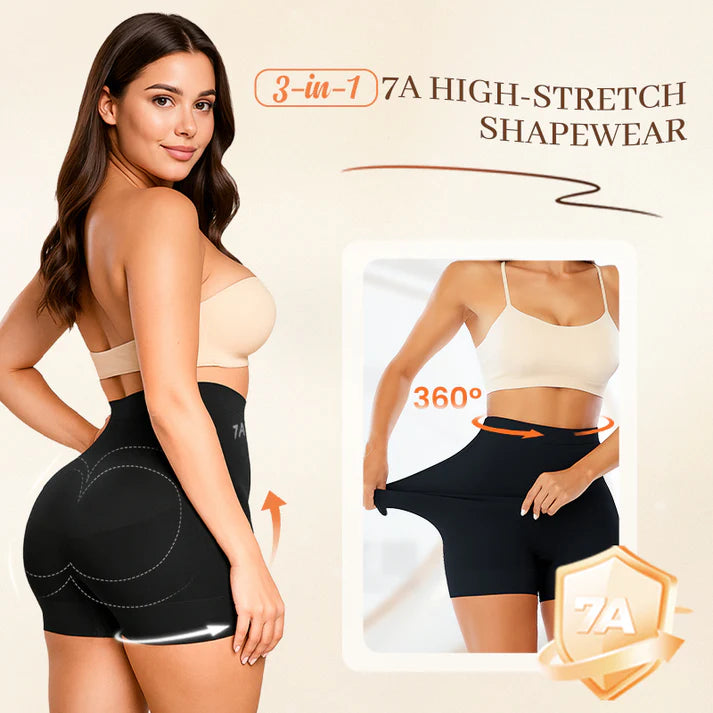 🔥Buy one get one free🔥Women's High-Waisted Ice Silk Tummy Control and Butt Lift Underwear