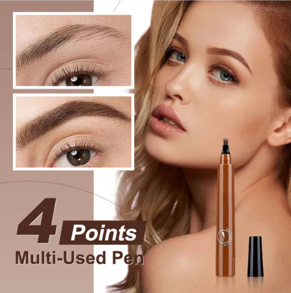 🔥Buy 1 Get 1 Free🔥Waterproof Four-tip Beard and Eyebrow Pen✨