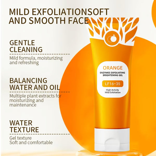 🔥Buy one get two free🔥Orange Enzyme Exfoliating Gel 50g – Facial Cleansing Peel